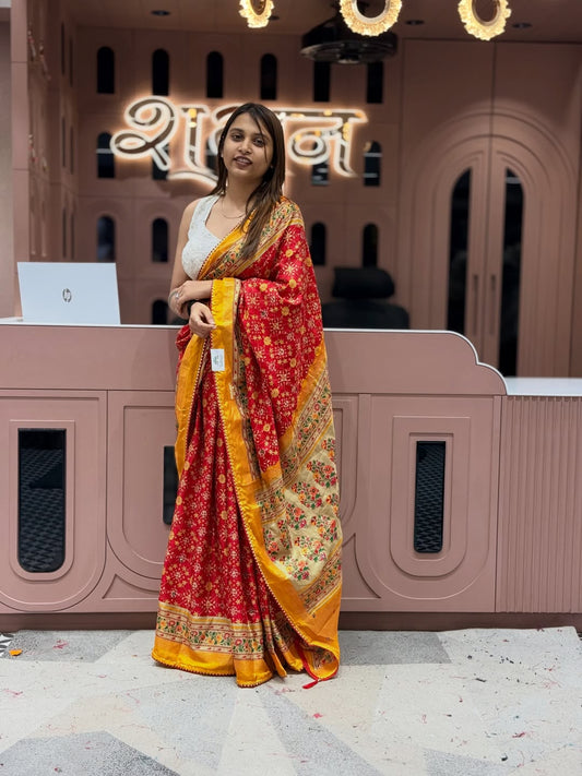 Patola Style Printed Saree Collection by SHAGUN FASHION