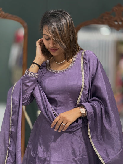 SHAGUN FASHION Women’s Beautiful Embroidered Kurta Palazzo Dupatta Set