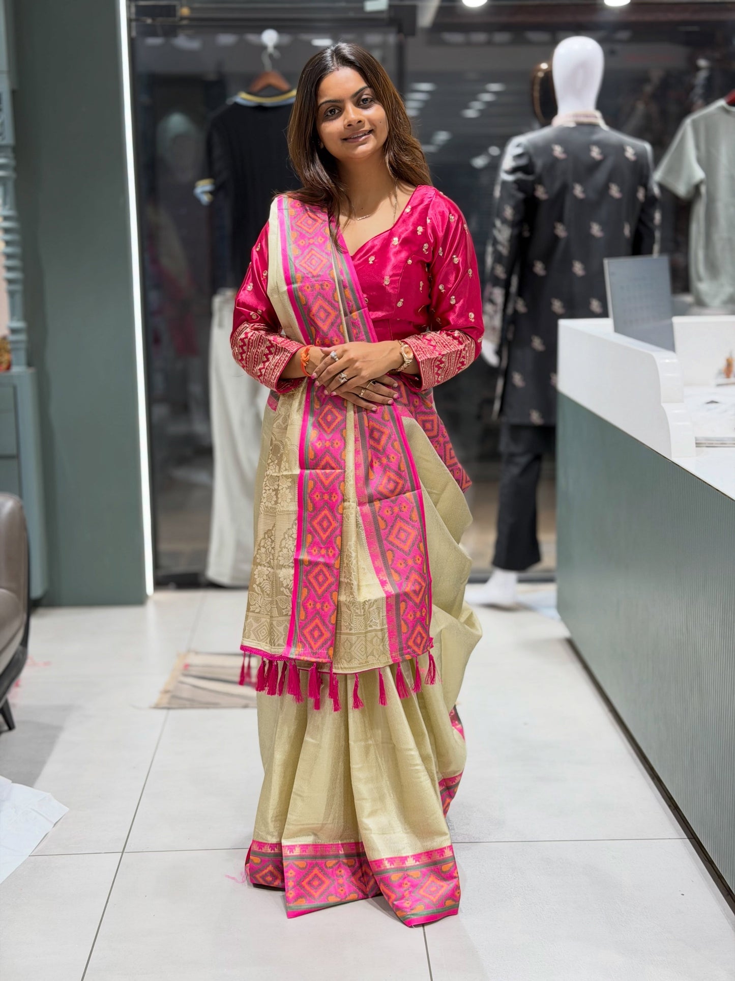 Exclusive Couple Matching Ethnic Outfit Set by SHAGUN FASHION