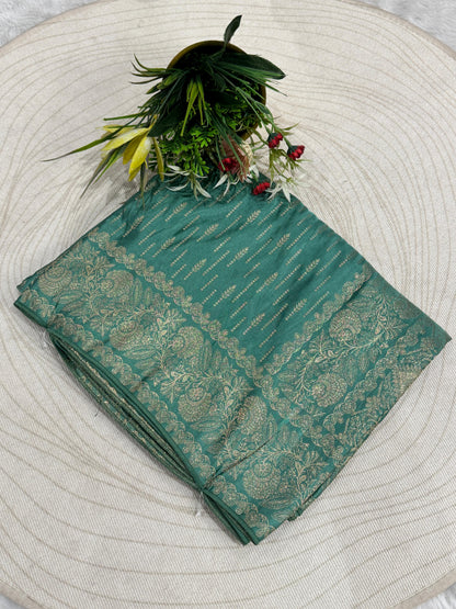 Affordable Silk Saree with Vivid Work – Elegant Silk Fabric and Stunning Designs ✨🌸