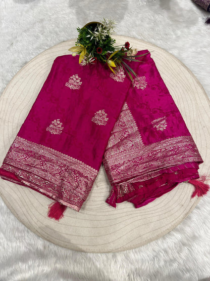 Affordable Pure Satin Silk Saree – Elegance in Every Color ✨👗