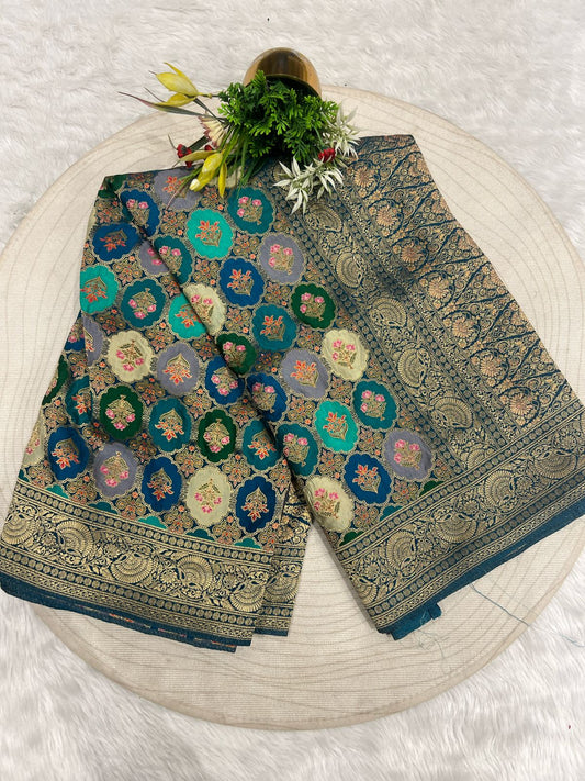 ✨ Designer Pure Silk Saree with Heavy Pallu & Elegant Work 💫 | Wedding & Festive Special 💃