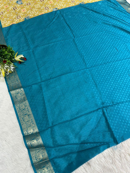 "Traditional Patola Style Saree with Rich Zari Elephant Pallu 🐘 | Shagun Fashion Exclusive"