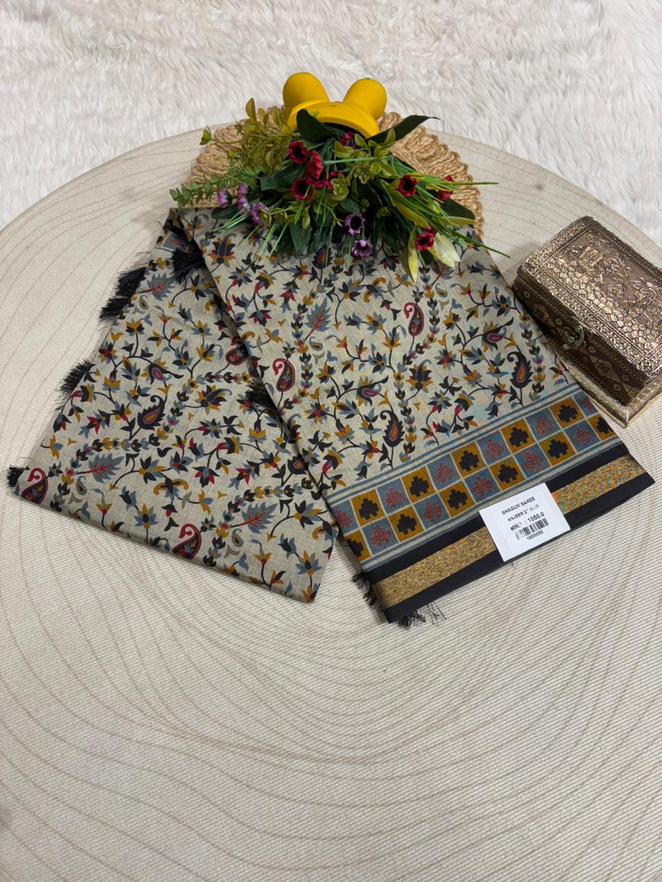 Loose Floral & Paisley Casual Sarees by Zankhi Boutique