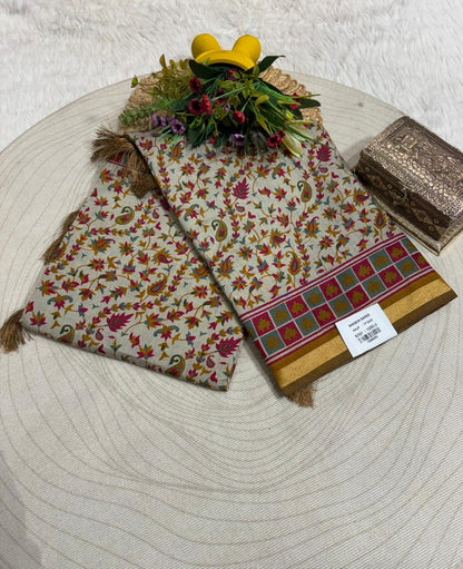 Loose Floral & Paisley Casual Sarees by Zankhi Boutique