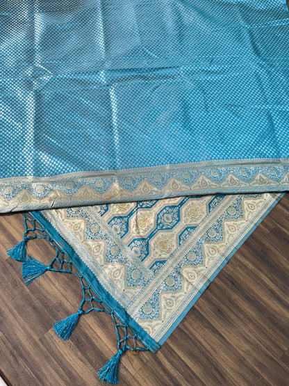 Silk Saree with Zari Weaving & Paisley Pallu | Festive & Wedding Wear