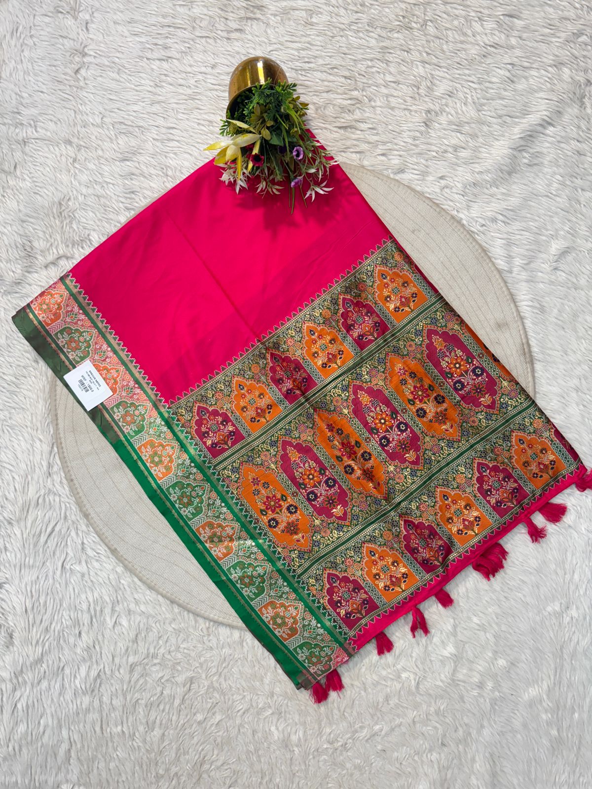 Soft Silk Patola Pallu Saree | Traditional Patola Design Saree
