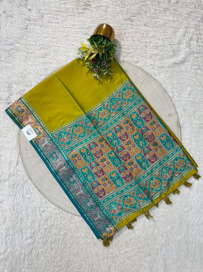 Soft Silk Patola Pallu Saree | Traditional Patola Design Saree