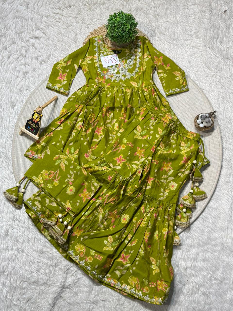 SHAGUN FASHION Vibrant Girls Sharara Set