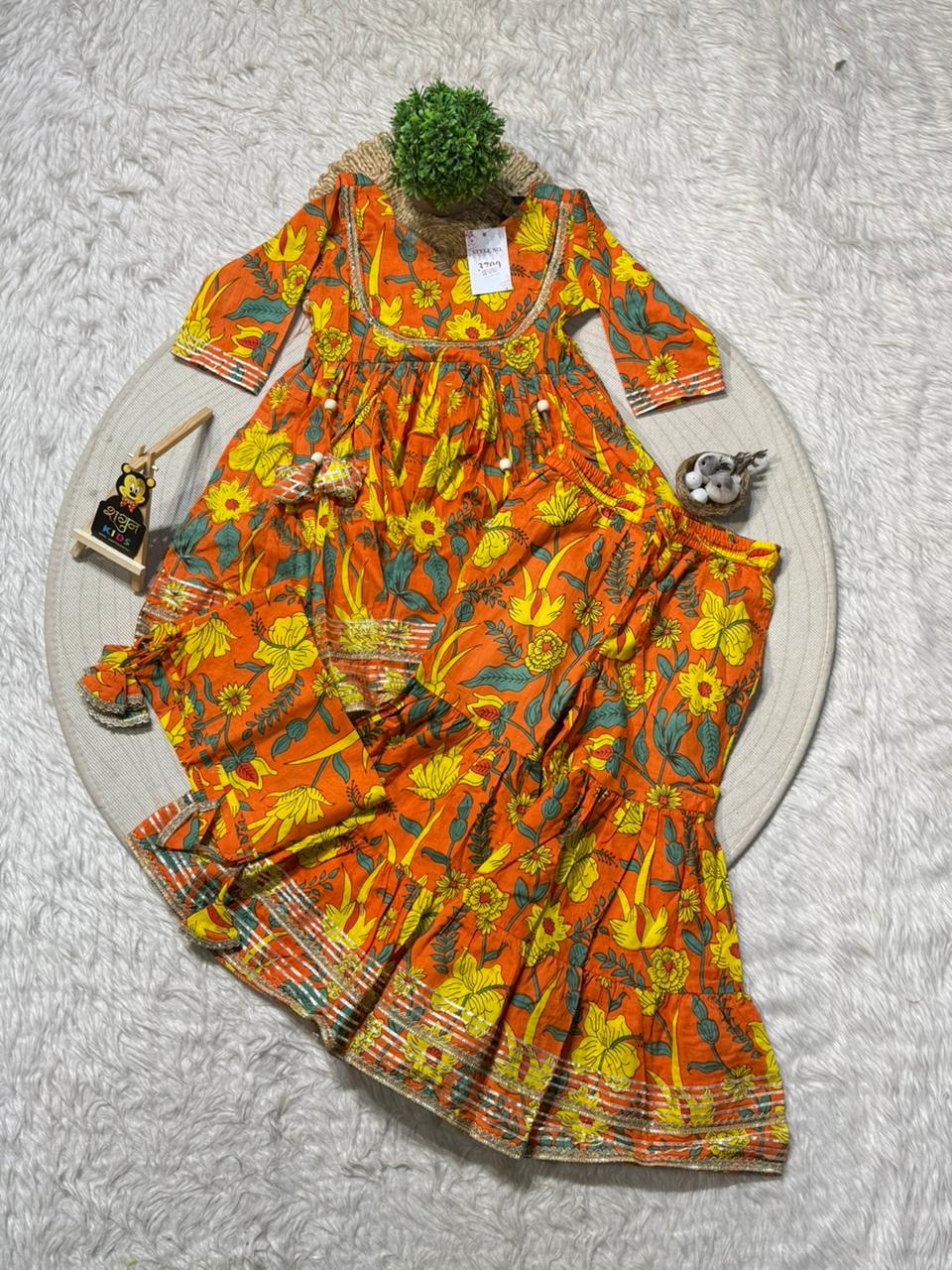 SHAGUN FASHION Vibrant Girls Sharara Set