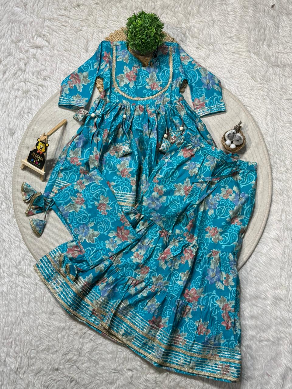 SHAGUN FASHION Vibrant Girls Sharara Set