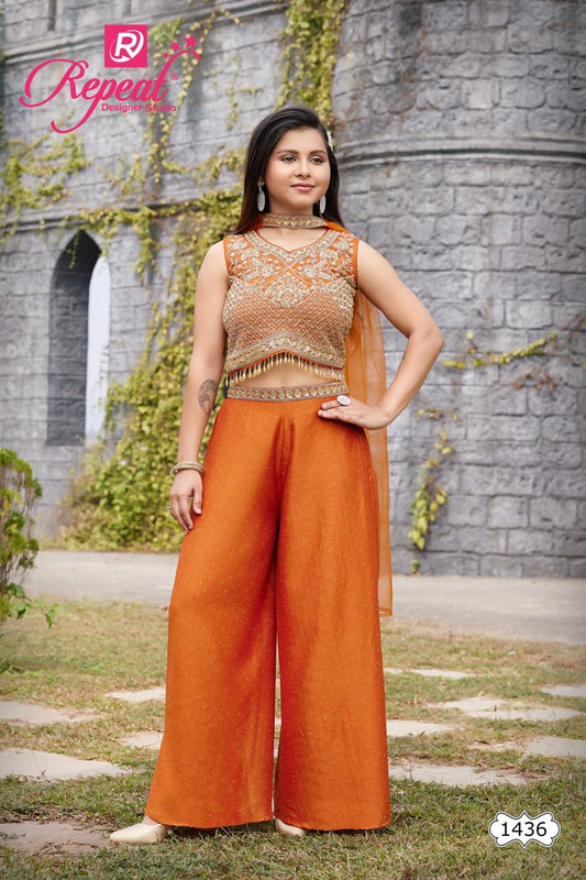 Designer Party Wear Outfit For Girls-Shagun Fashion