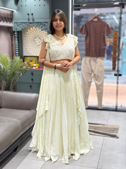 SHAGUN FASHION Ivory Ethnic Ensemble