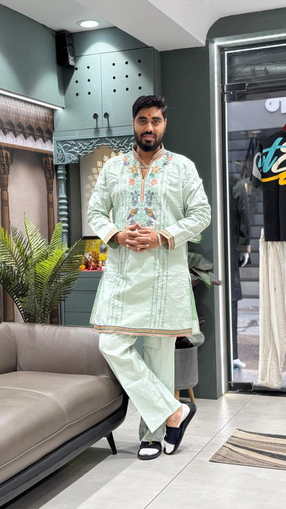 Embroidered Festive Kurta || Shagun Fashion