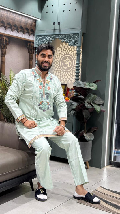 Embroidered Festive Kurta || Shagun Fashion