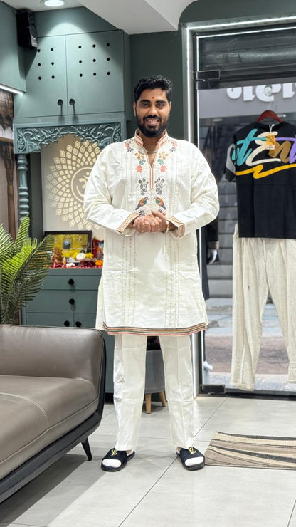 Embroidered Festive Kurta || Shagun Fashion