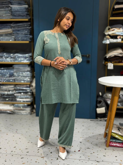SHAGUN FASHION Embroidered Cotton Kurti for Women | Shagun Fashion Ethnic Wear