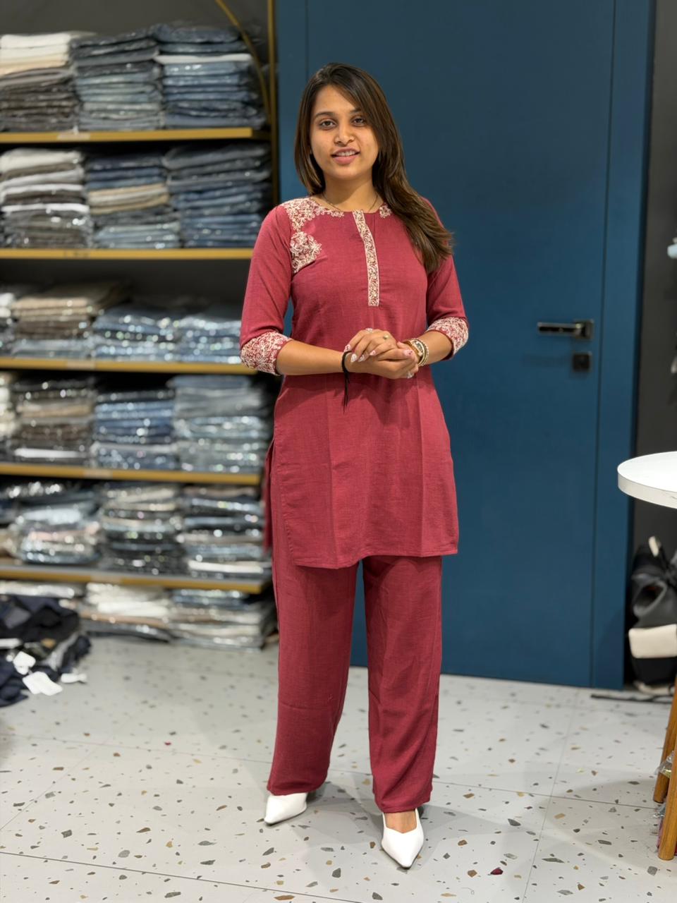 SHAGUN FASHION Embroidered Cotton Kurti for Women | Shagun Fashion Ethnic Wear