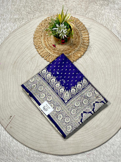 Banarasi Silk Zari Saree with Rich Gold Border – Traditional Wedding & Festive Wear | Shagun Sarees