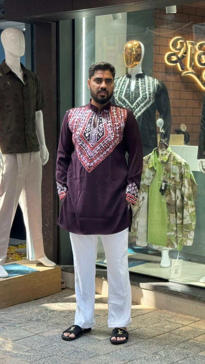 Embroidered Designer Kurta for Festive & Ethnic Wear