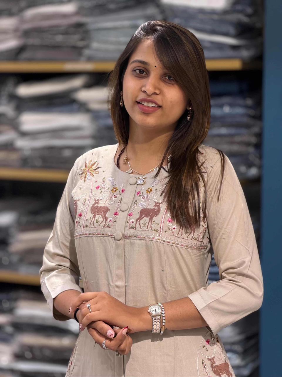 Embroidered Kurti Set for Women | Festive & Office Wear by Shagun Fashion