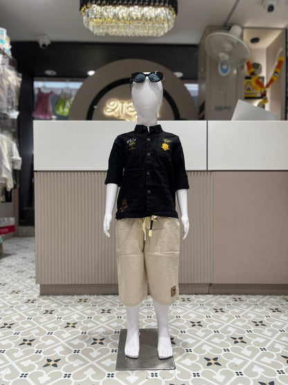 SHAGUN FASHION Tropical Vibe Boys Shirt & Shorts Collection – Summer Ready Styles