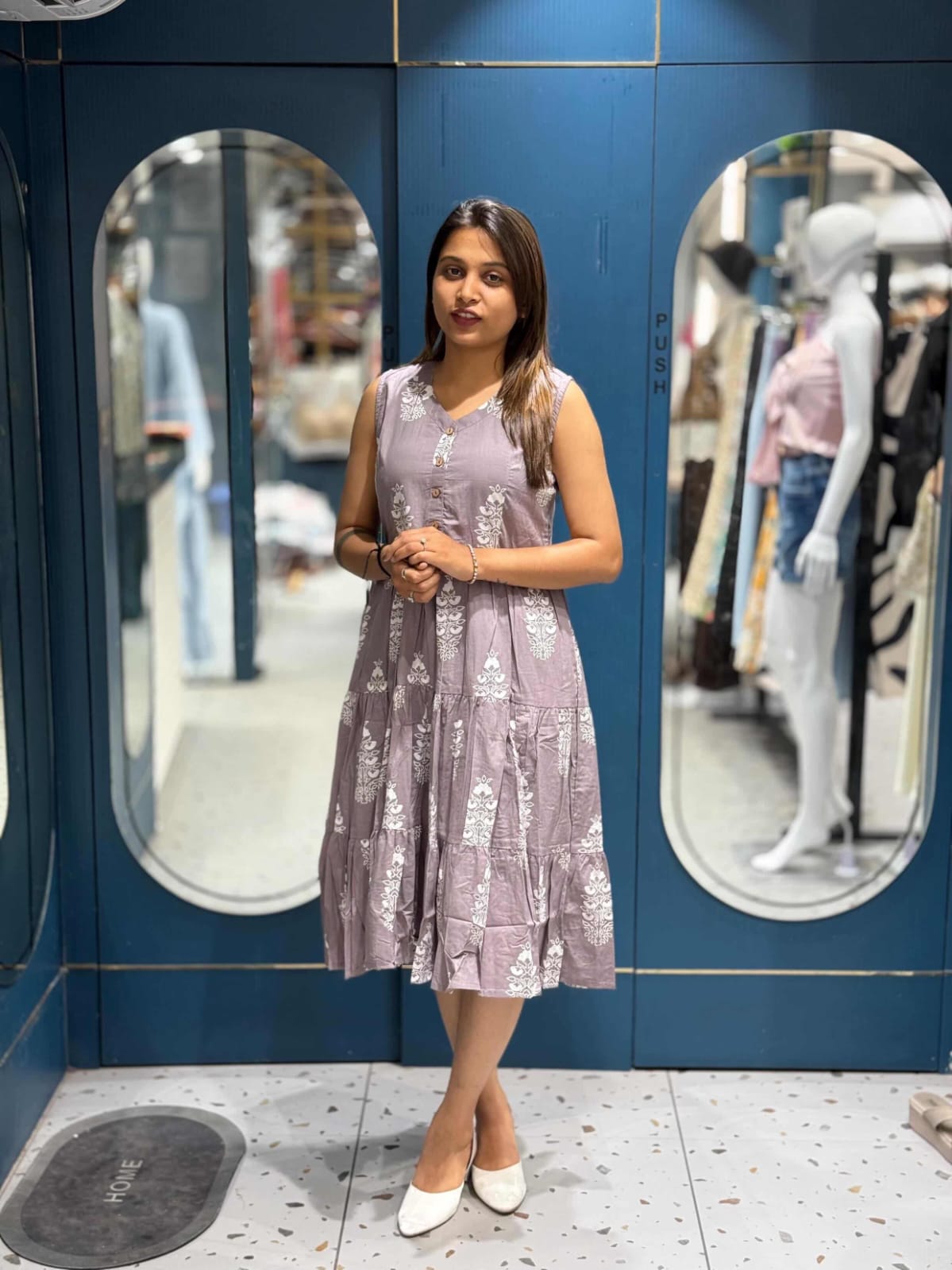SHAGUN FASHION Printed Tiered Kurti Collection for Women