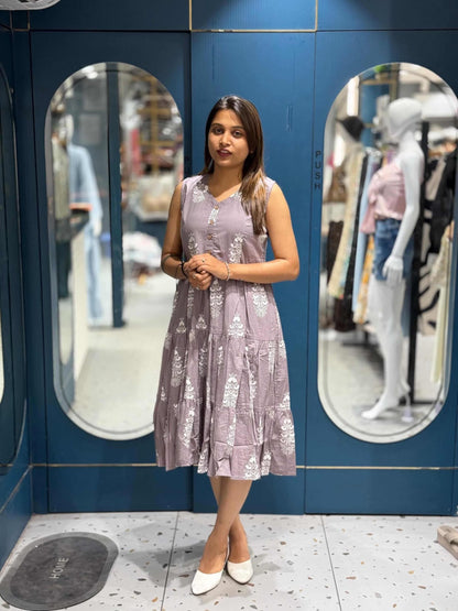 SHAGUN FASHION Printed Tiered Kurti Collection for Women