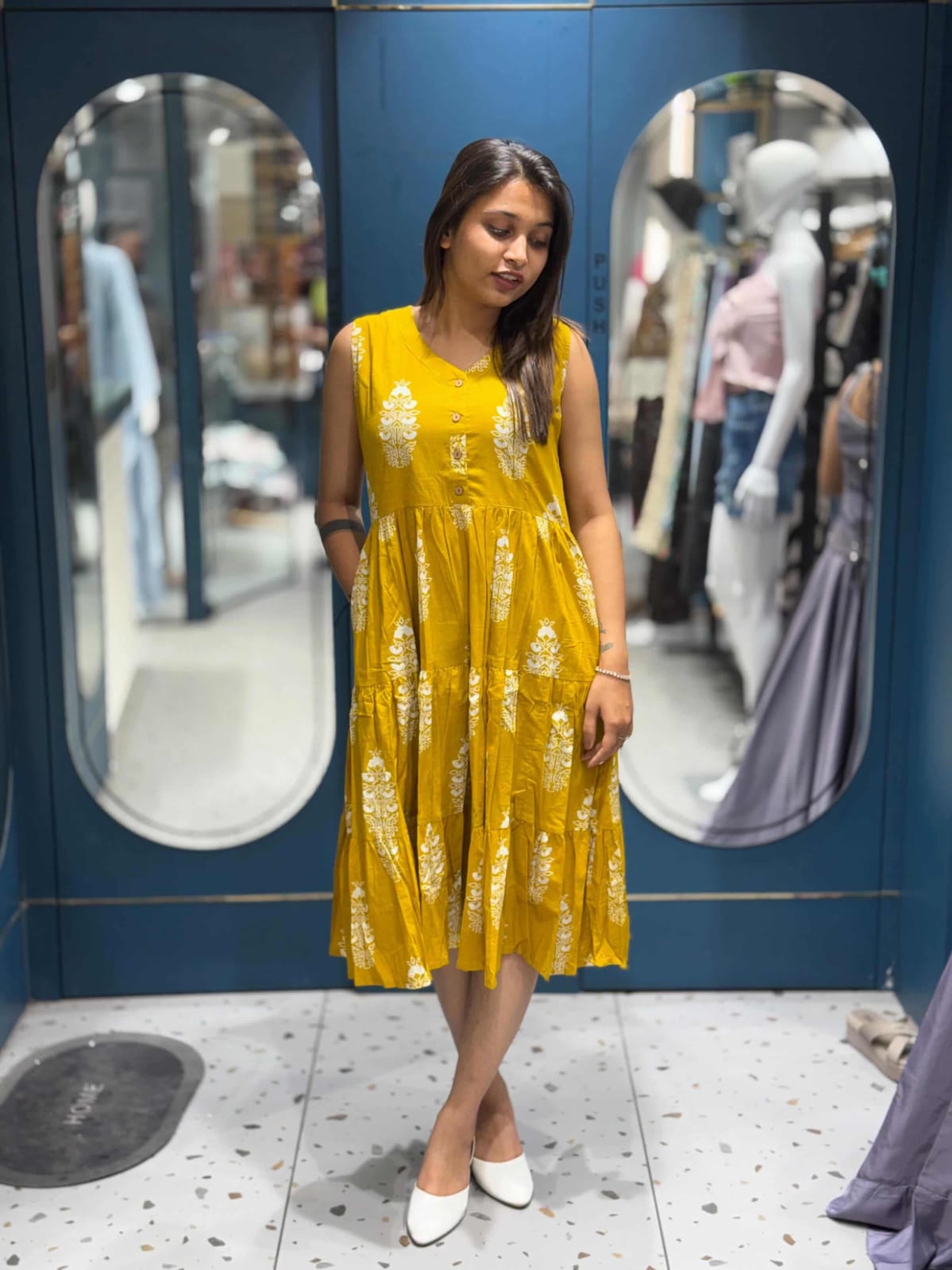 SHAGUN FASHION Printed Tiered Kurti Collection for Women