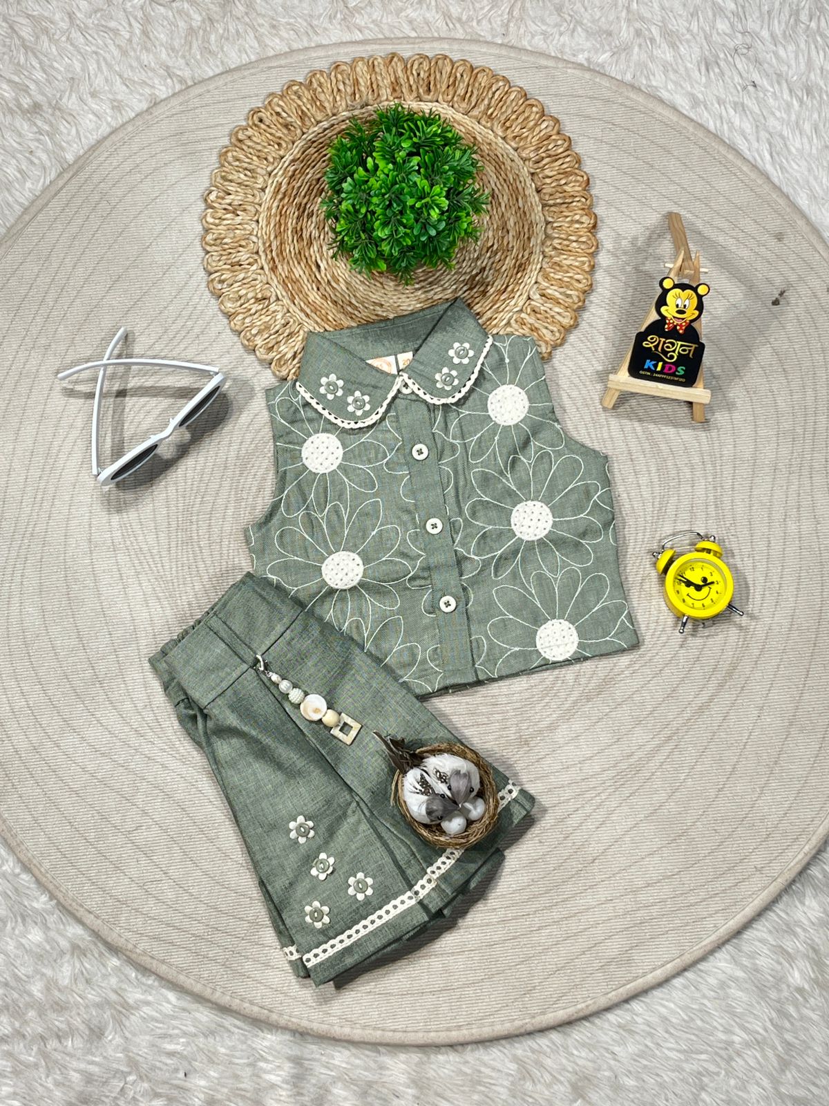 SHAGUN FASHION Floral Kids Co-Ord Set | Stylish & Comfortable Co-Ord Set