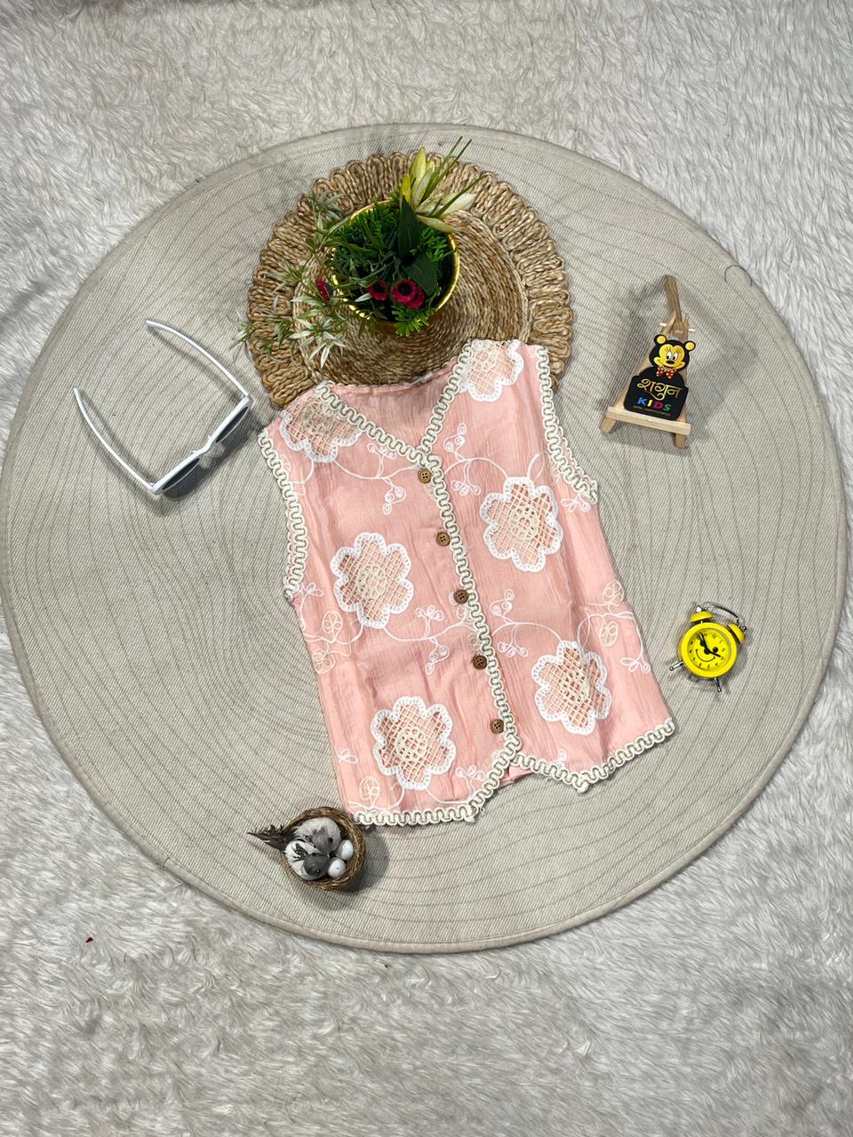 SHAGUN FASHION Elegant Summer Lace Girls Top 🌸✨