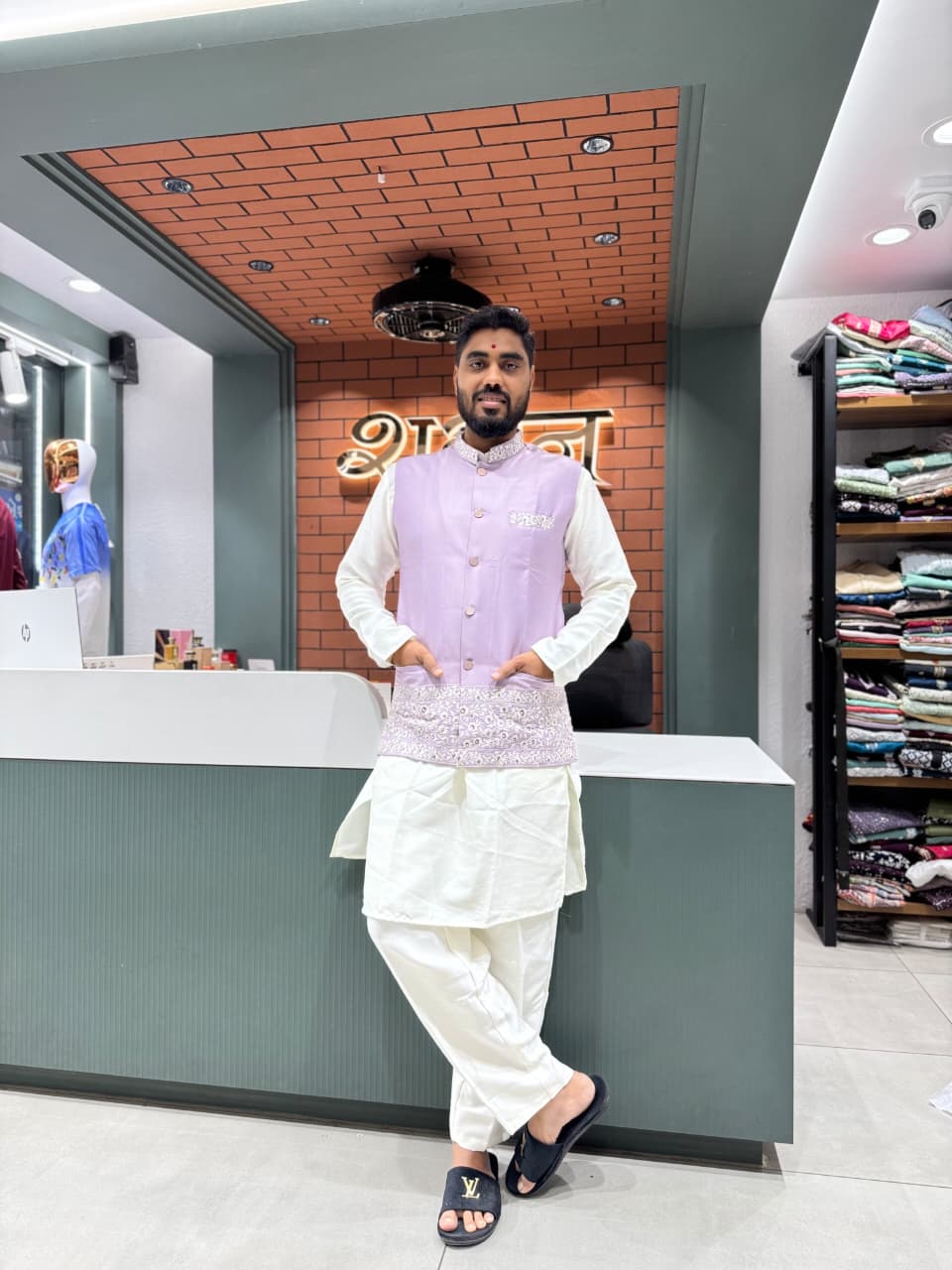 SHAGUN FASHION Men’s Nehru Jacket Kurta Set – Festive & Wedding Wear
