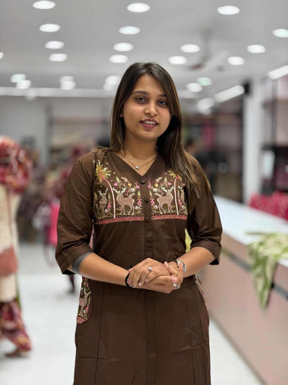 SHAGUN FASHION Embroidered Kurti Set for Women | Casual & Festive Wear