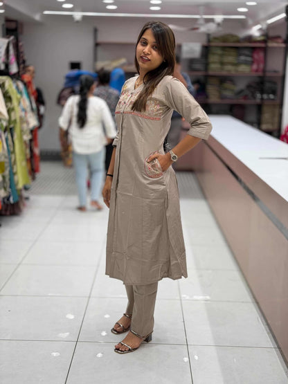 SHAGUN FASHION Embroidered Kurti Set for Women | Casual & Festive Wear