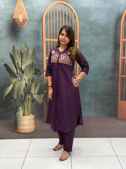 SHAGUN FASHION Embroidered Kurti Set for Women | Casual & Festive Wear