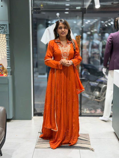 SHAGUN FASHION Embroidered Anarkali Dress Set