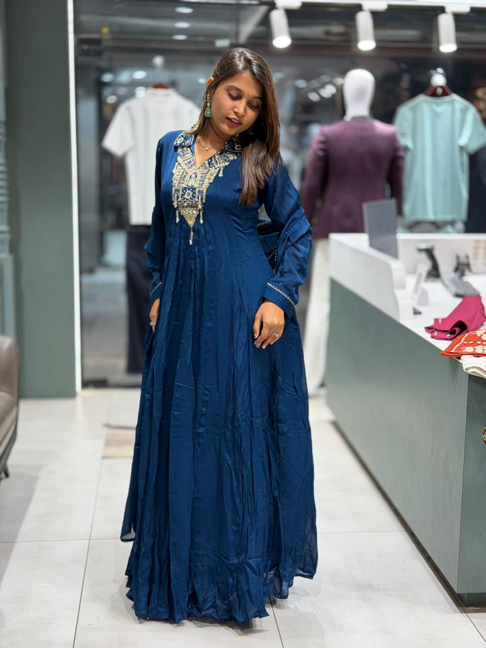 SHAGUN FASHION Embroidered Anarkali Dress Set