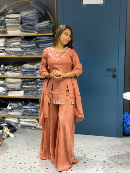 SHAGUN FASHION Kurta Palazzo Set with Dupatta