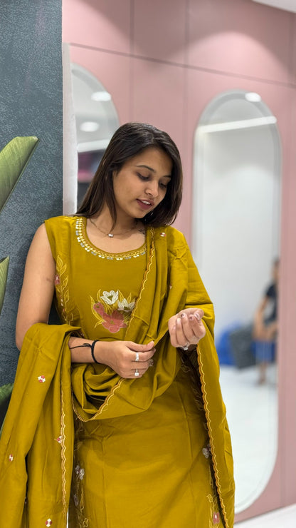 SHAGUN FASHION Embroidered Kurta Set with Dupatta for Women