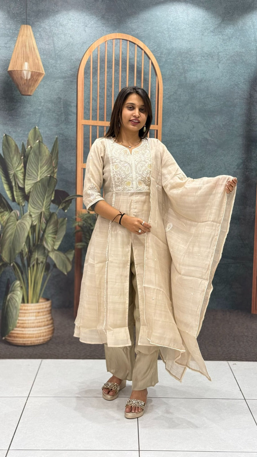 SHAGUN FASHION Embroidered Kurta Set with Dupatta