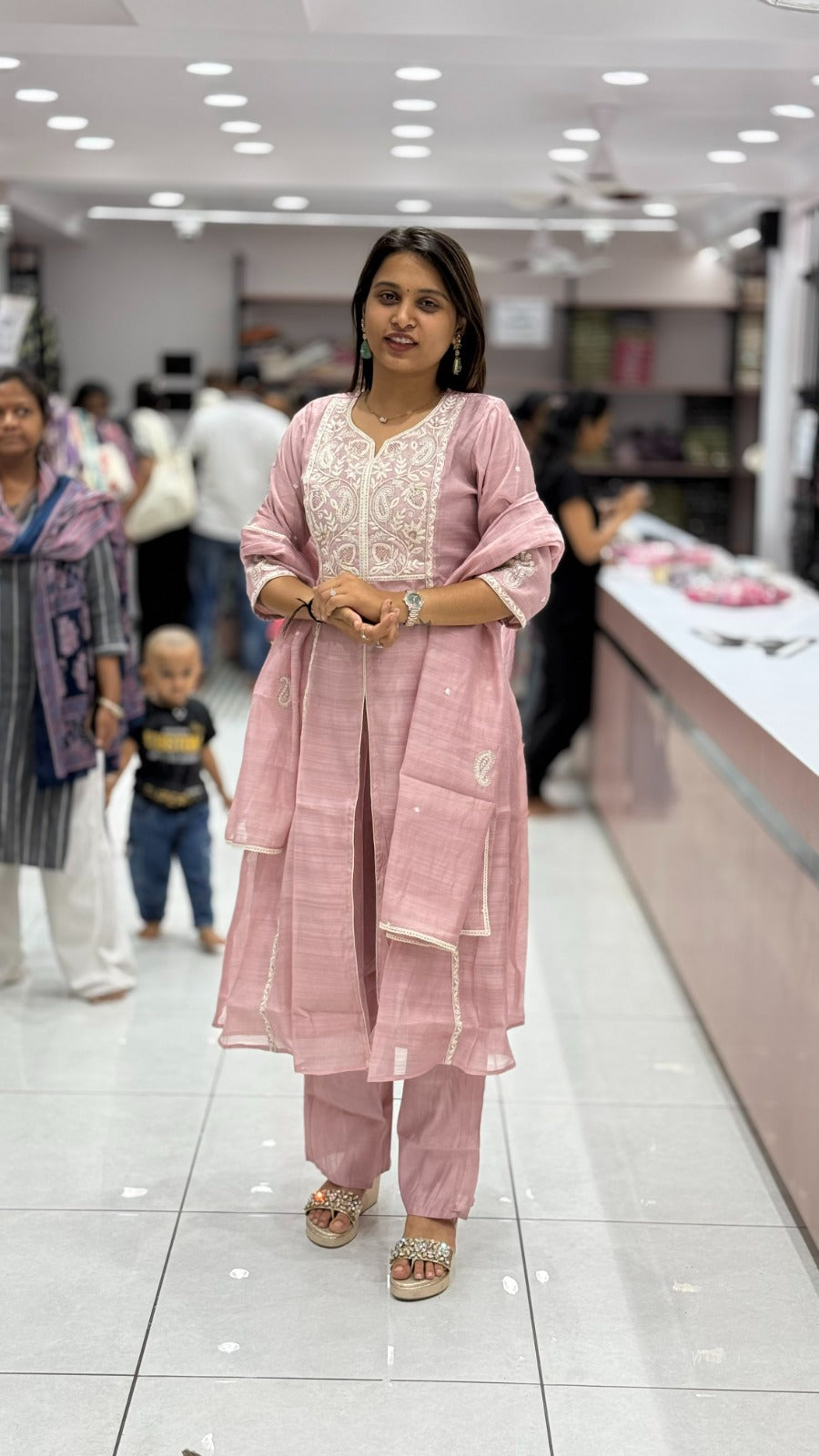 SHAGUN FASHION Embroidered Kurta Set with Dupatta