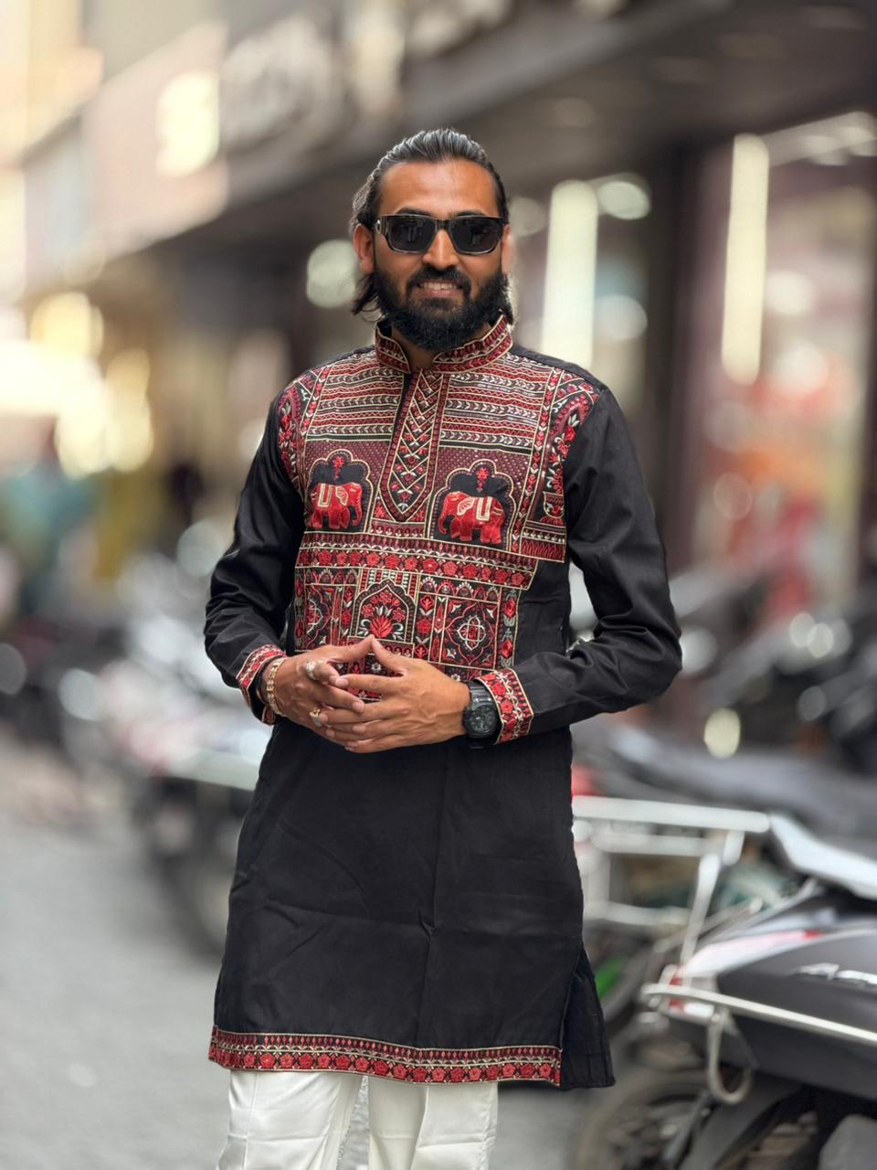 SHAGUN FASHION Men’s Premium Embroidered Ethnic Kurta Set | Festive & Wedding Wear | Zankhi Exclusive Collection