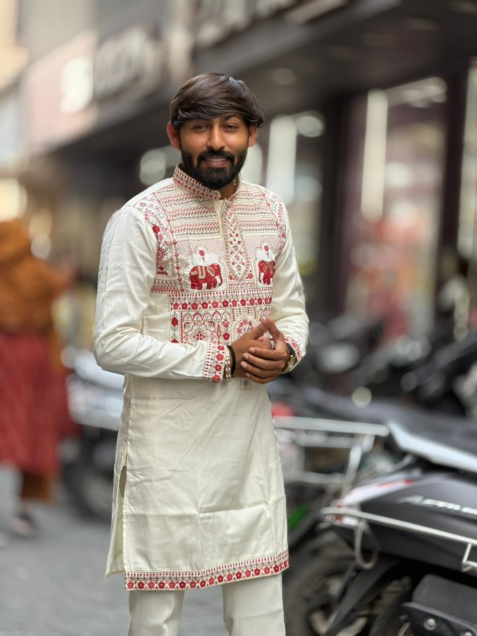 SHAGUN FASHION Men’s Premium Embroidered Ethnic Kurta Set | Festive & Wedding Wear | Zankhi Exclusive Collection
