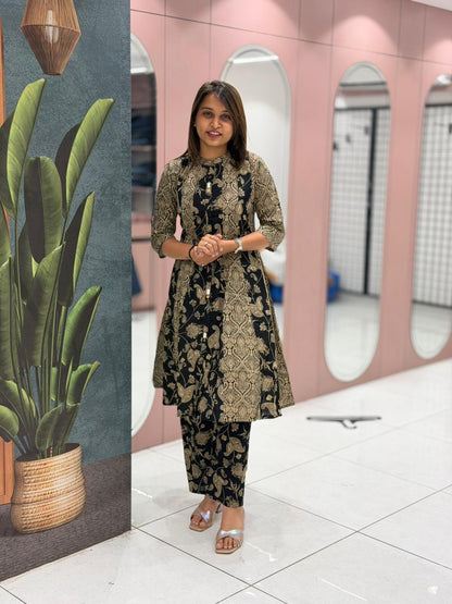 SHAGUN FASHION Printed Kurta Pant Set Ethnic Wear for Women