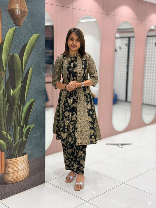 SHAGUN FASHION Printed Kurta Pant Set Ethnic Wear for Women