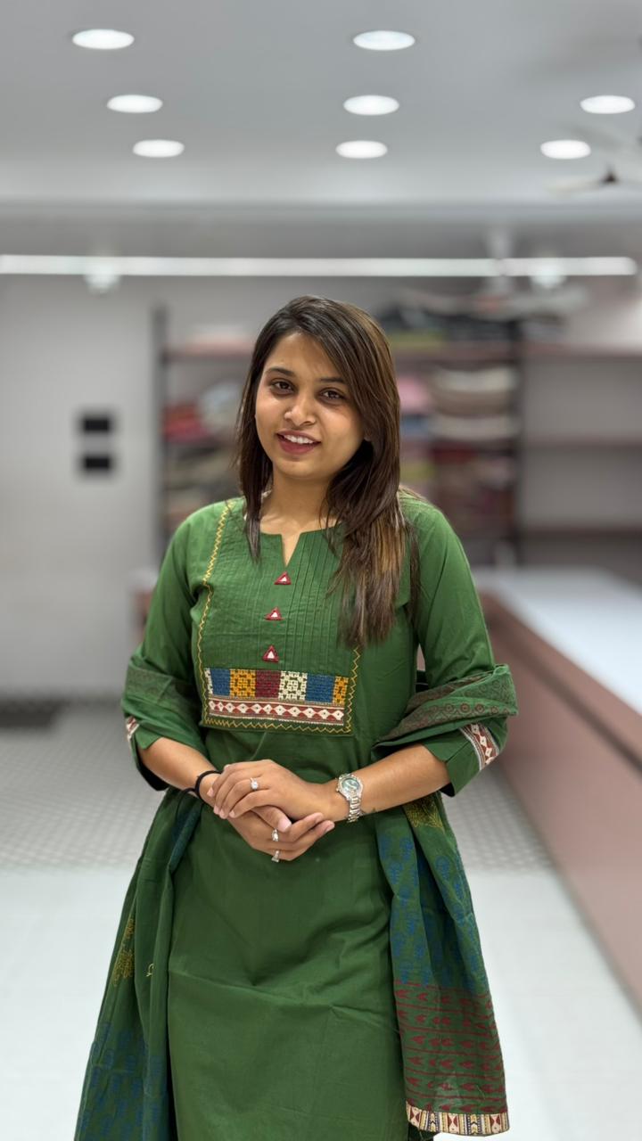SHAGUN FASHION Ethnic Printed Kurta Set with Palazzo & Dupatta