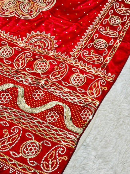 Zari Embroidered Saree with Tassels | Bridal & Festive Designer Saree by Shagun Sarees