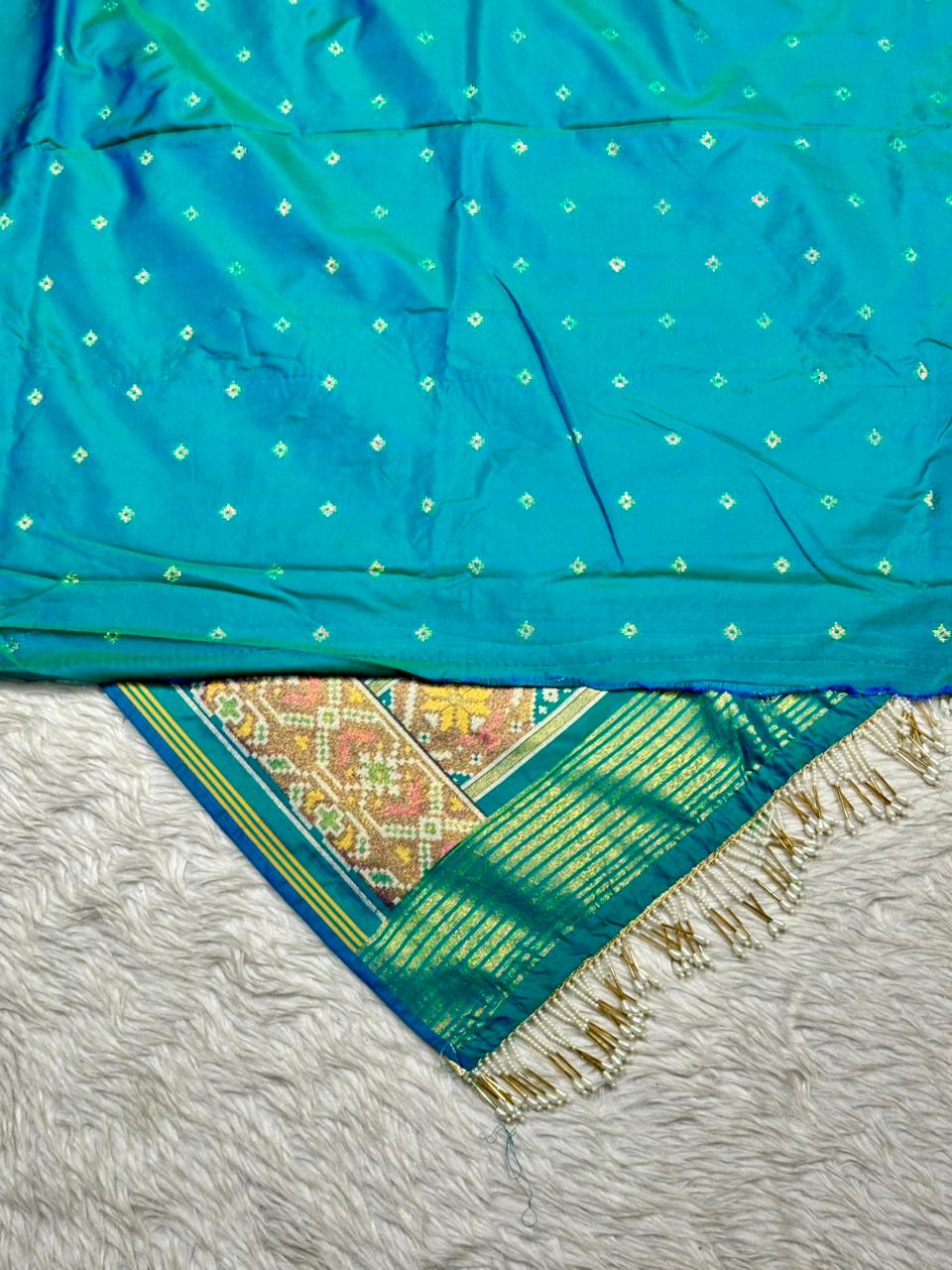 Traditional Patola Silk Saree with Elephant & Peacock Motifs | Designer Festive Wear by Shagun Sarees