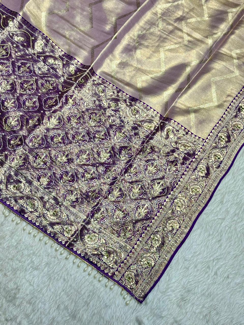 Premium Banarasi Silk Saree with Rich Zari Weaving | Wedding & Festive Wear | Shagun Sarees