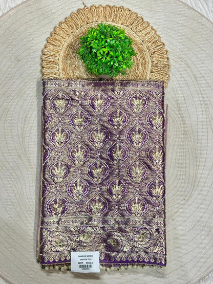Premium Banarasi Silk Saree with Rich Zari Weaving | Wedding & Festive Wear | Shagun Sarees